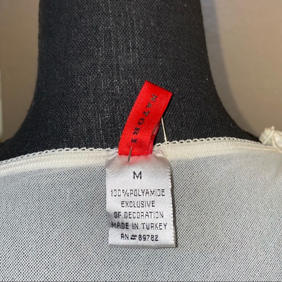 New white sheer chemise with lace - Picture 6 of 6